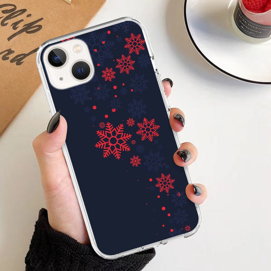 Christmas Red Snowflake Phone Case