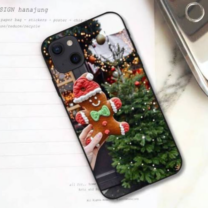Gingerbread Man & Outdoor Scenery Phone Case