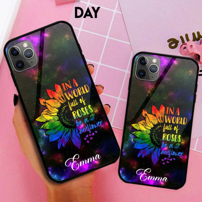 LGBT Pride Sunflower Rainbow Phone Case