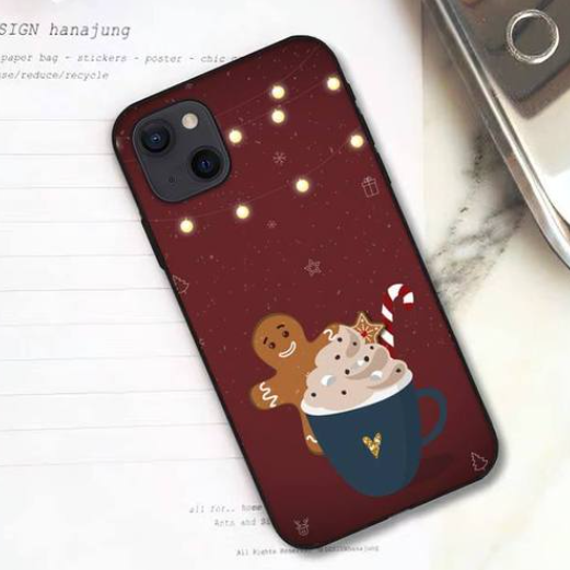 Gingerbread Man & A Cup of Drinks Phone Case