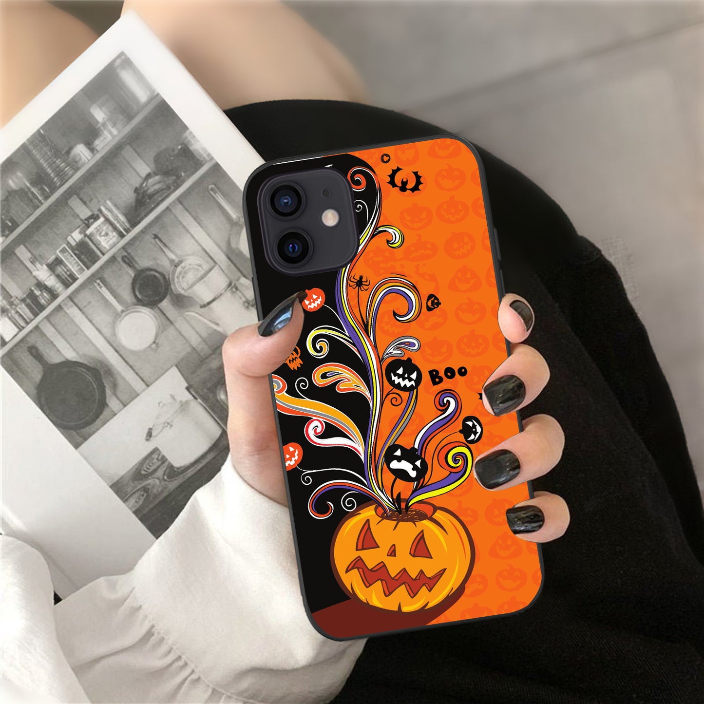 Color Stems Pumpkins Phone Case