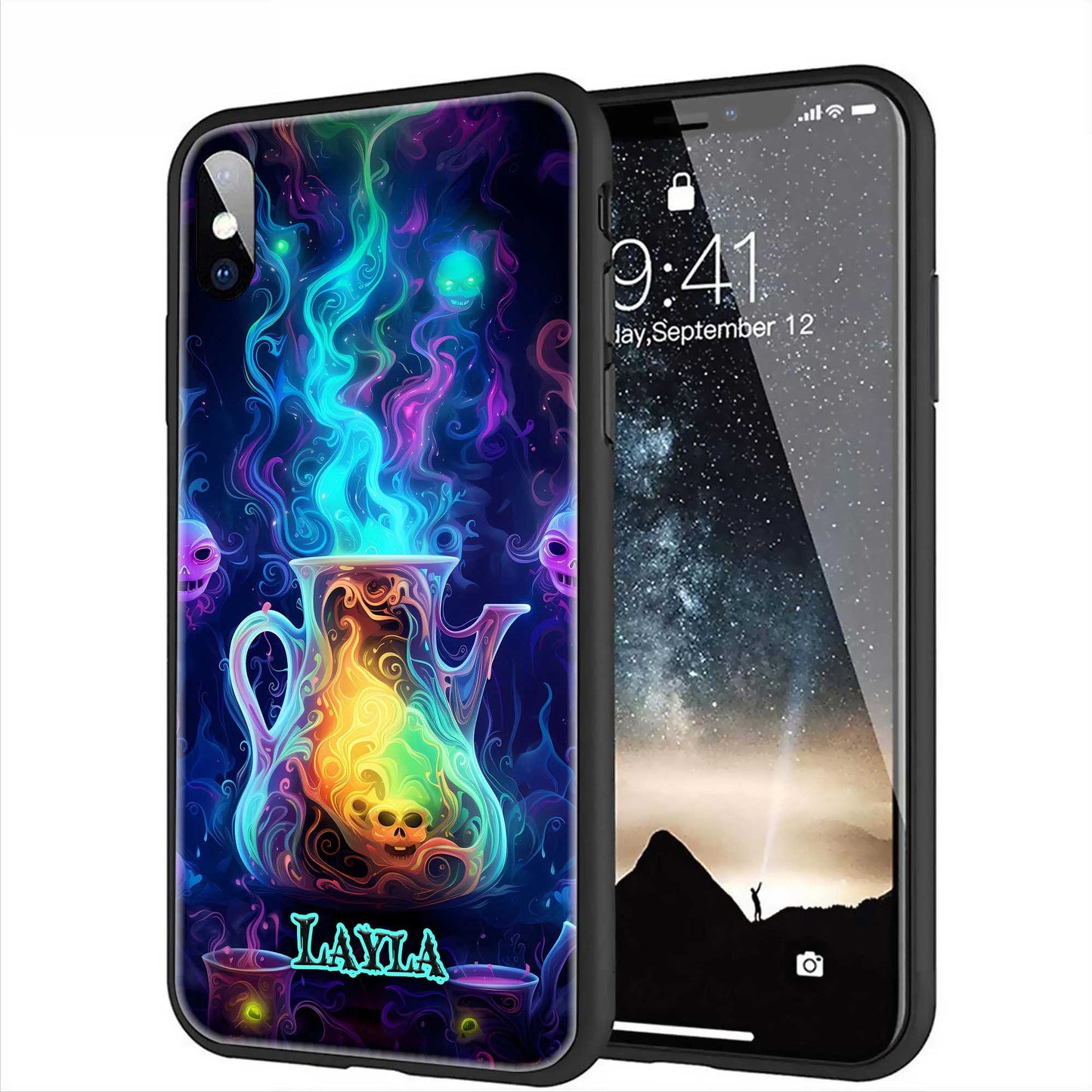 Personalized 3D Halloween Magical Witch Potions Phone Case