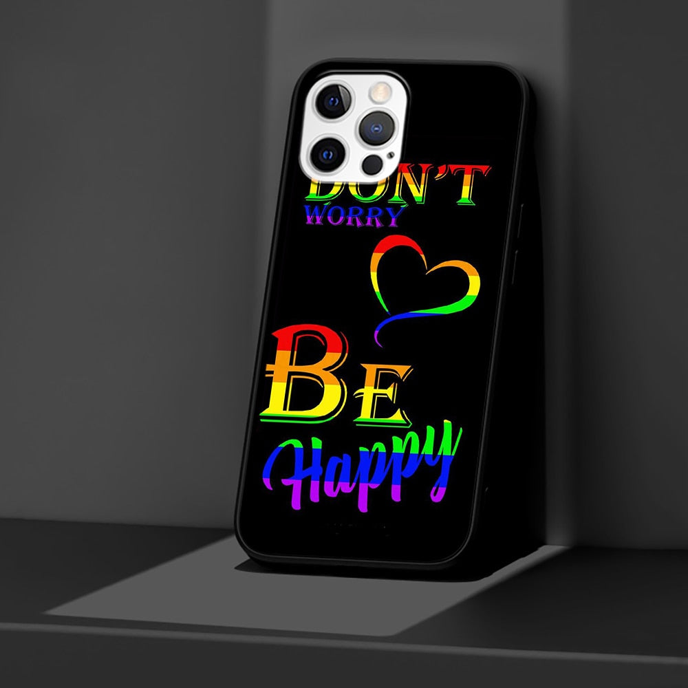Gay Lesbian Lgbt Rainbow Pride Phone Case