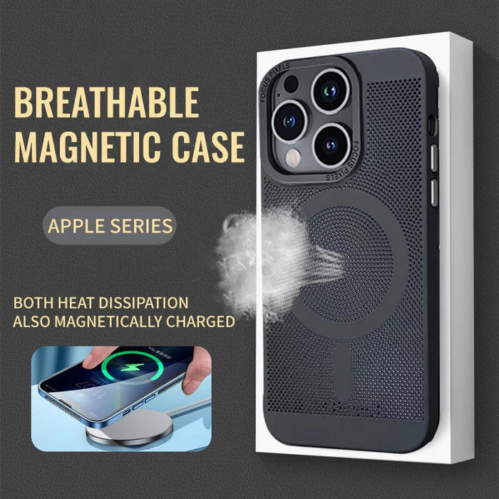 Magnetic Cooling Breathable iPhone Case