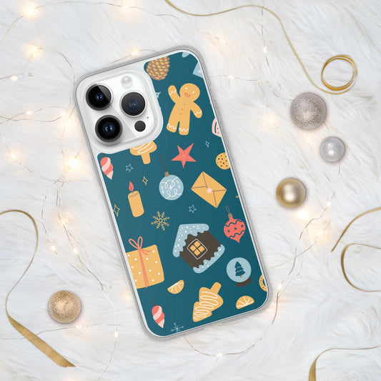 Happy Holidays Gingerbread Style Phone Case