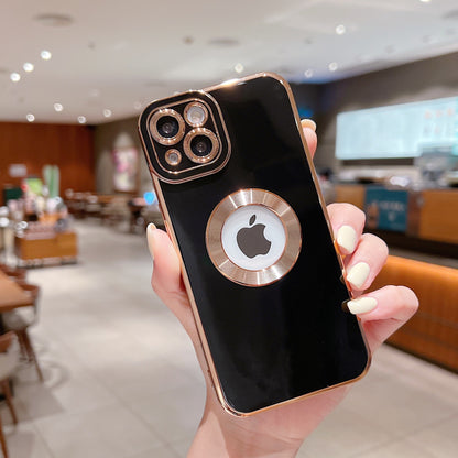 Electroplating iPhone Case with Camera Lens Protector Film