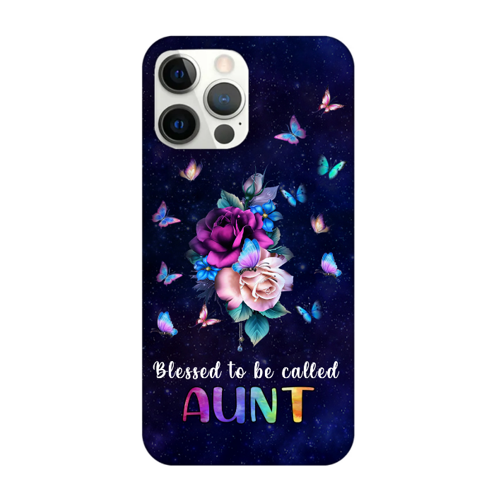 Blessed to be called Nana Butterfly Personalized iPhone Case