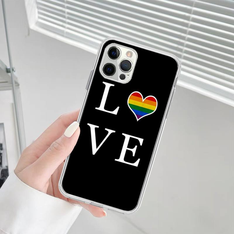Gay Lesbian LGBT Rainbow Pride Phone Case