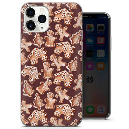Gingerbread Xmas Pattern Phone Case