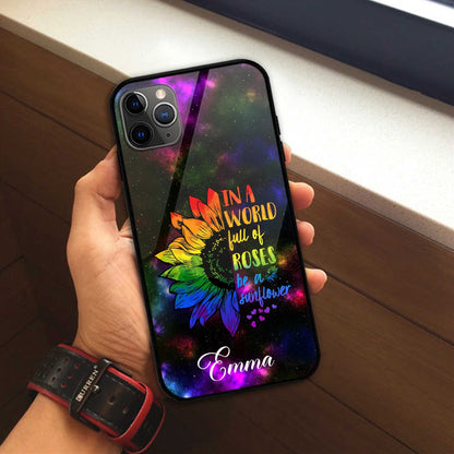 LGBT Pride Sunflower Rainbow Phone Case