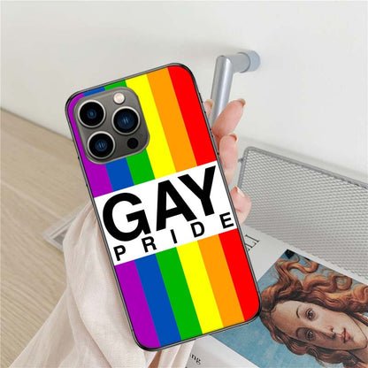 Gay Lesbian LGBT Rainbow Pride ART Phone Case
