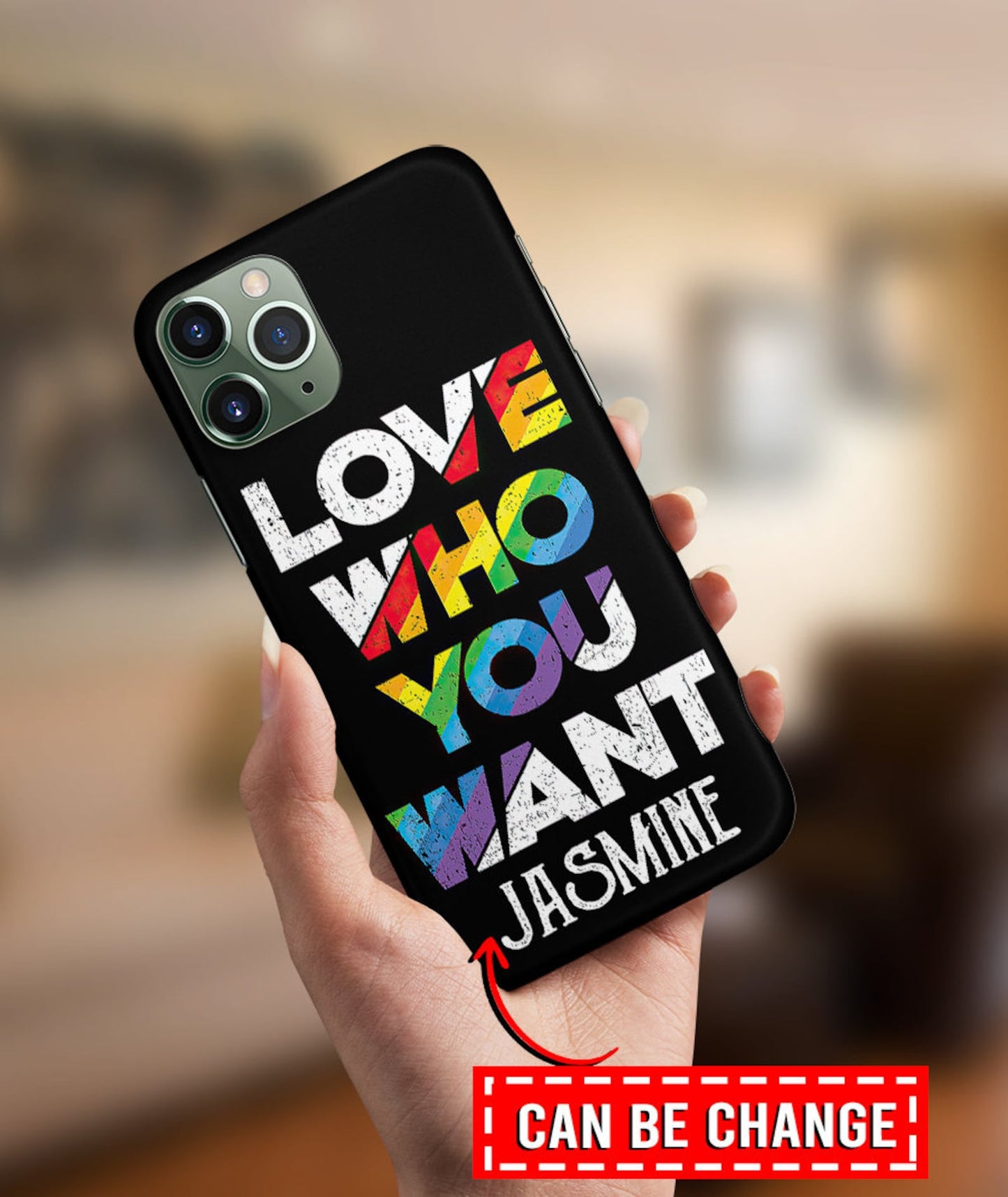 Love Who You Want LGBT Love Pride Phone Case