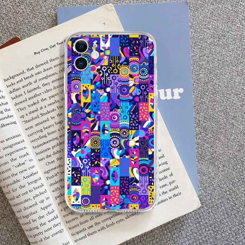 Colourful Psychedelic Trippy Art Phone Case