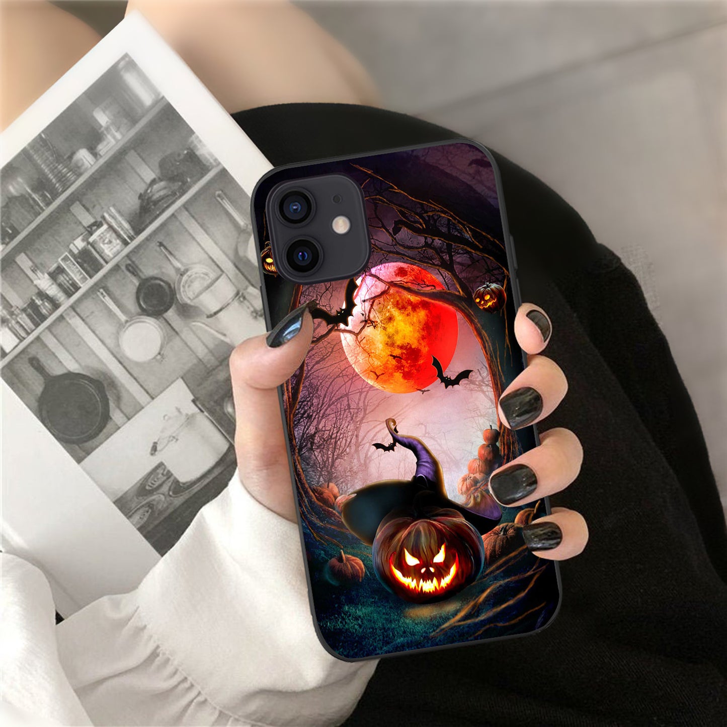 Blood Moon Evil Pumpkins Phone Case