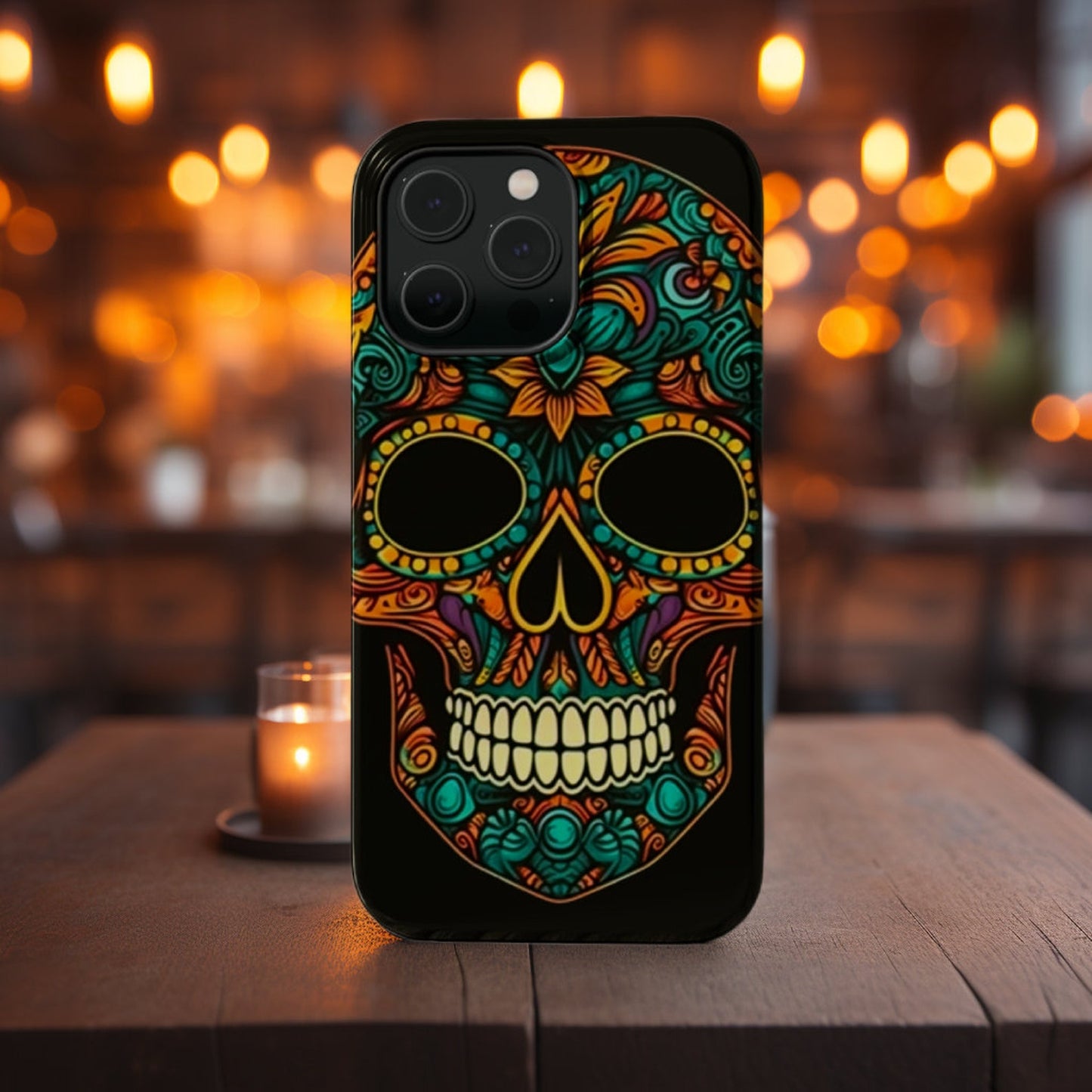 Skull Print iPhone Case