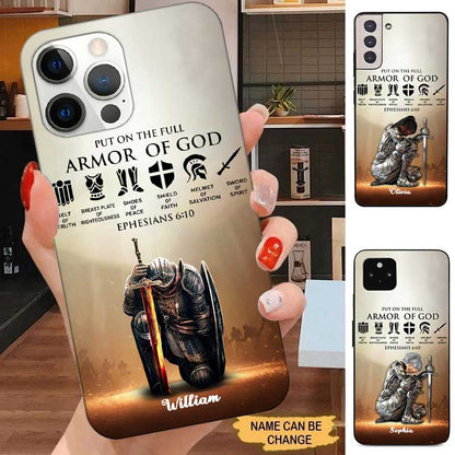 Put On The Full Armor Of God Personalized Phone Case