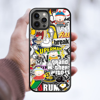 Stickerbomb GTA Boosted Phone Case
