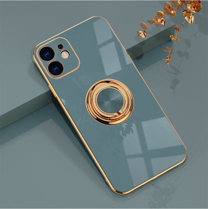 Gold Plating Metallic Ring Phone Case