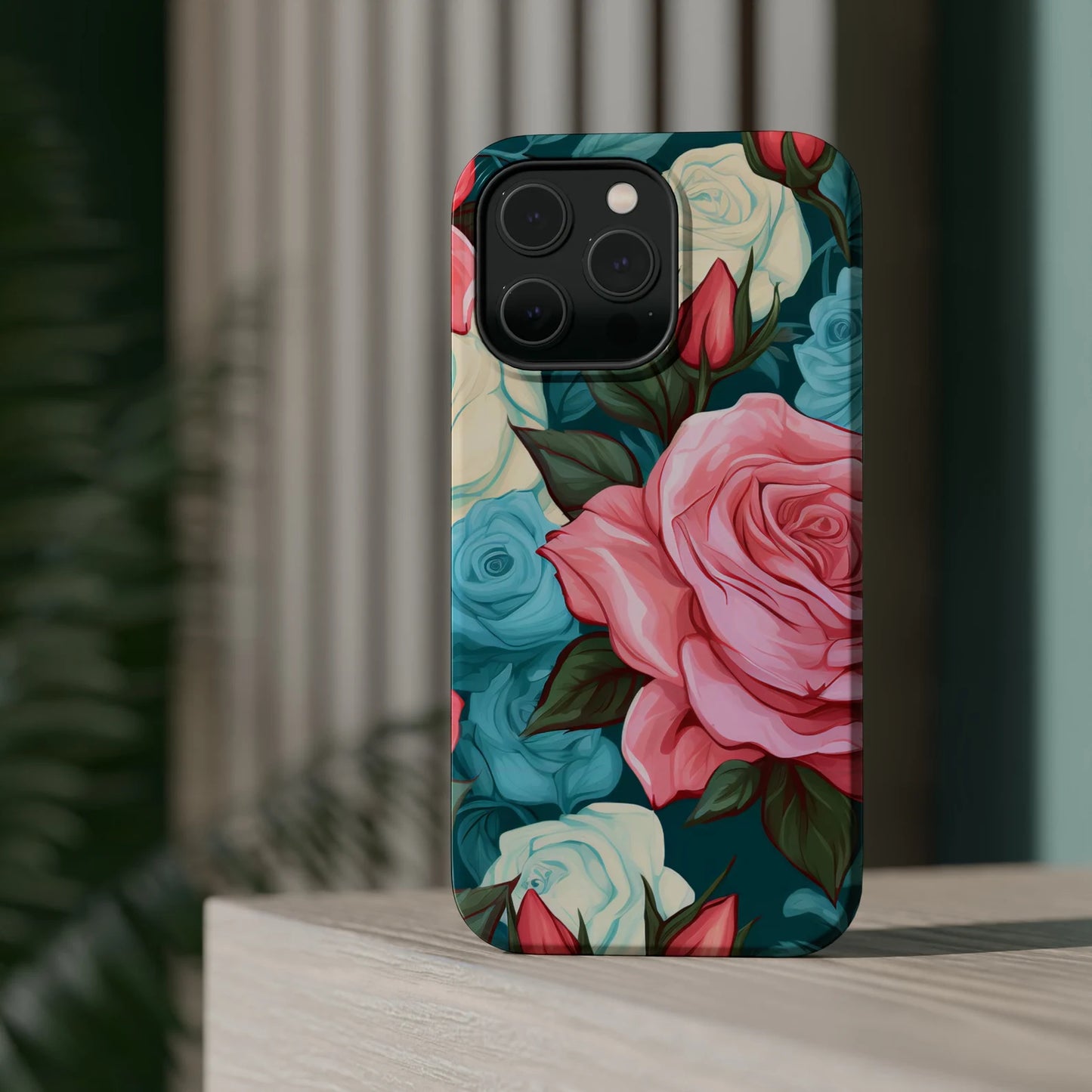 Roses Floral Pattern Print iPhone Case
