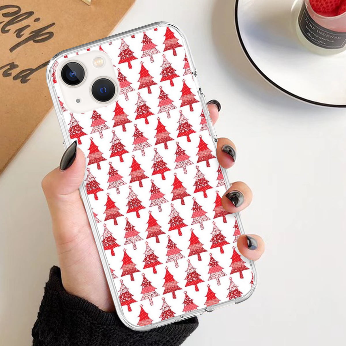 Red Pine Trees Phone Case