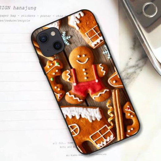 3D Gingerbread Man Cookies Phone Case