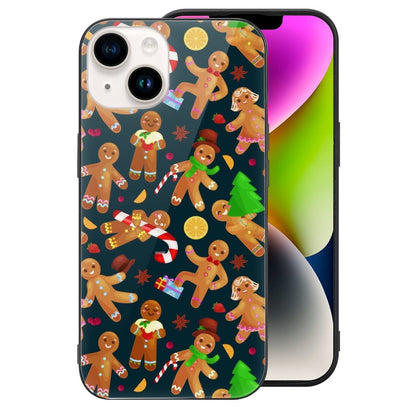 Christmas Cookies Gingerbread Man Glass Phone Case