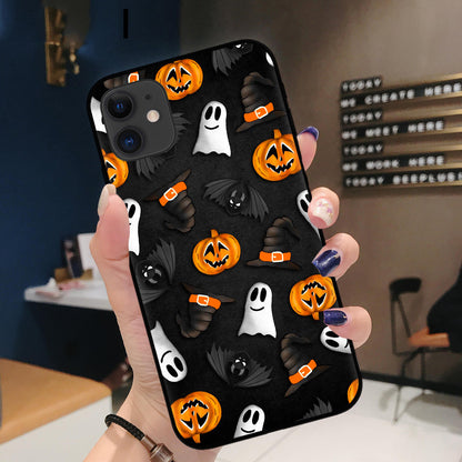 Wicked Pumpkin Witch Hat White Ghost Phone Case