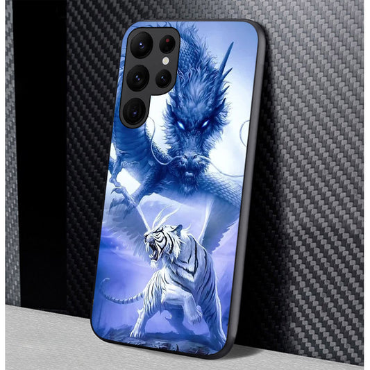 Blue Dragon and Tiger Phone Case