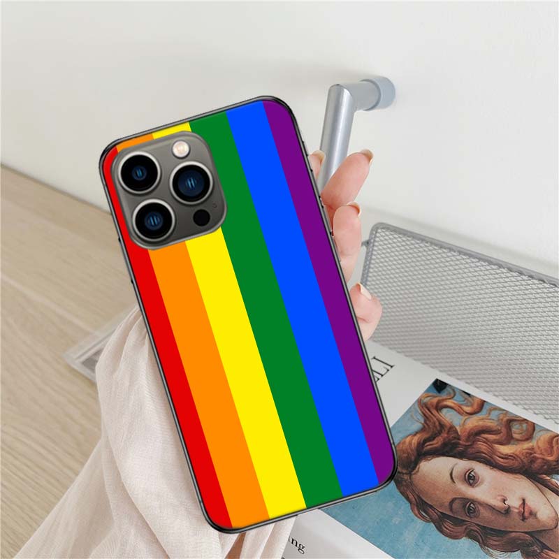 Gay Lesbian LGBT Rainbow Pride ART Phone Case
