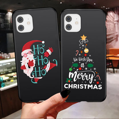 We Wish You Happy Christmas Tree Pattern Phone Case