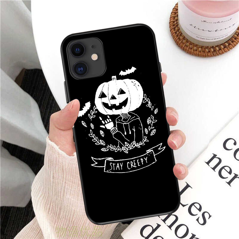 Stay Creepy Pumpkin Man Phone Case
