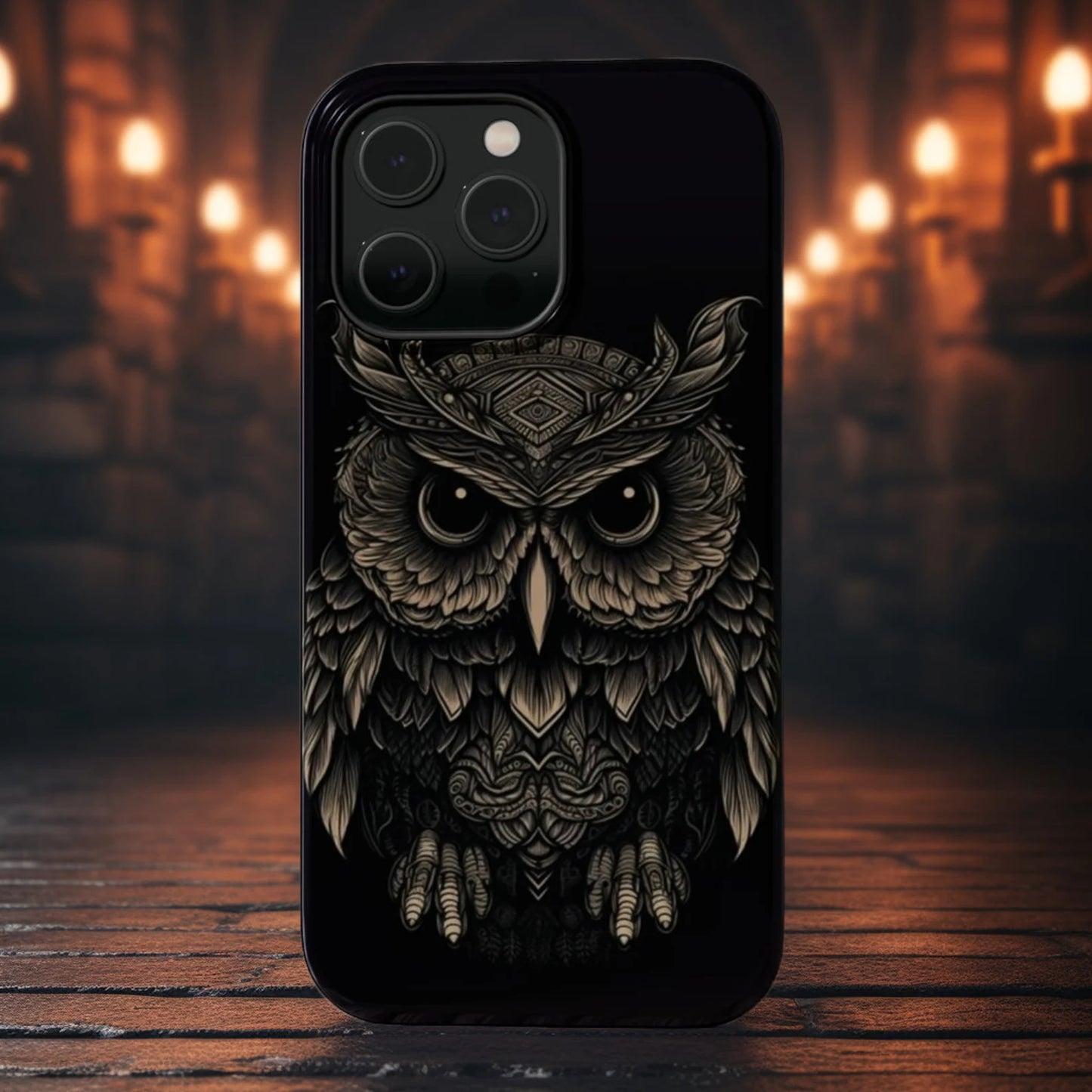 Dark Owl Design iPhone Case