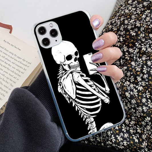 Horror Skeleton Photo Phone Case