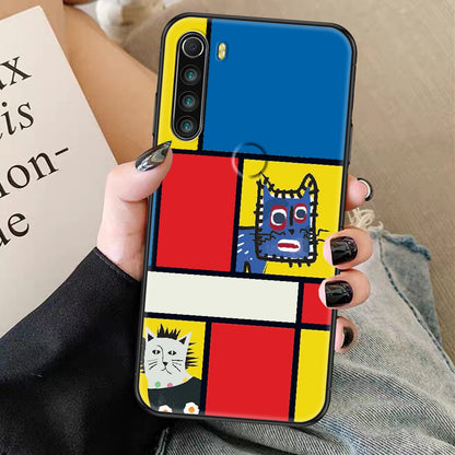 Mondrian Grid Art Color Phone Case