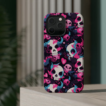 Skulls Whimsical Pattern iPhone Case