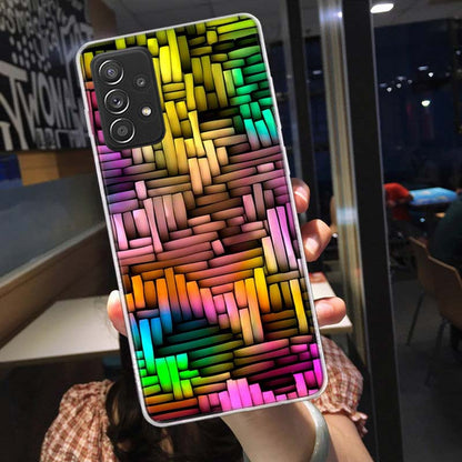 3D Colorful Block Phone Case