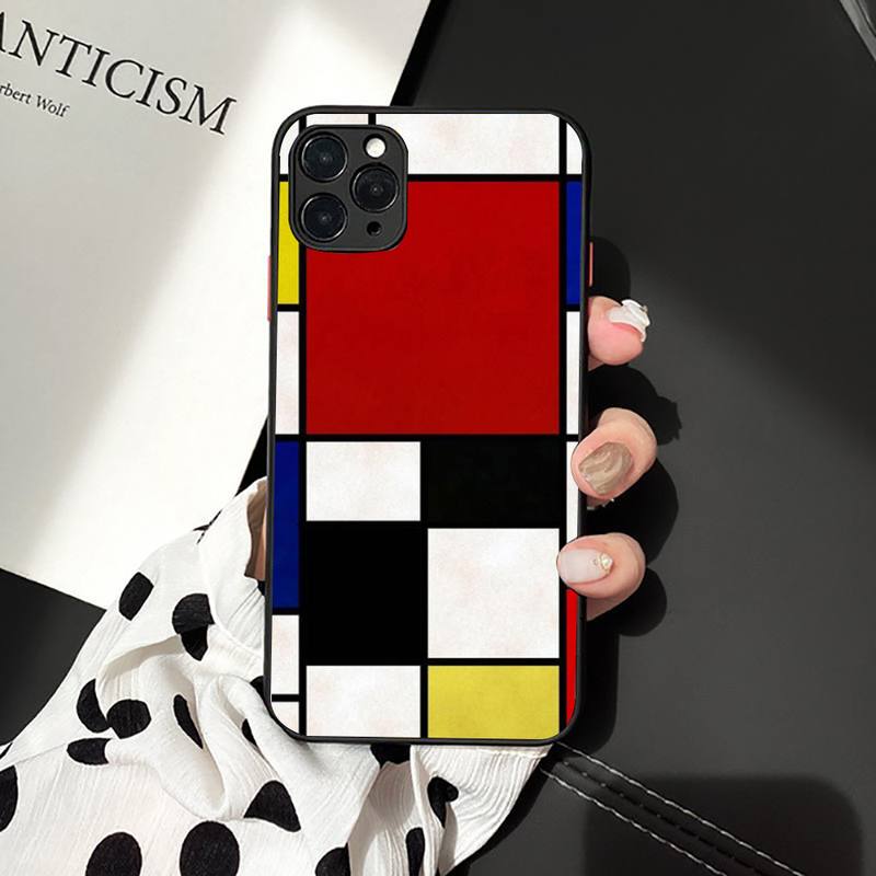 Mondrian Grid Phone Case