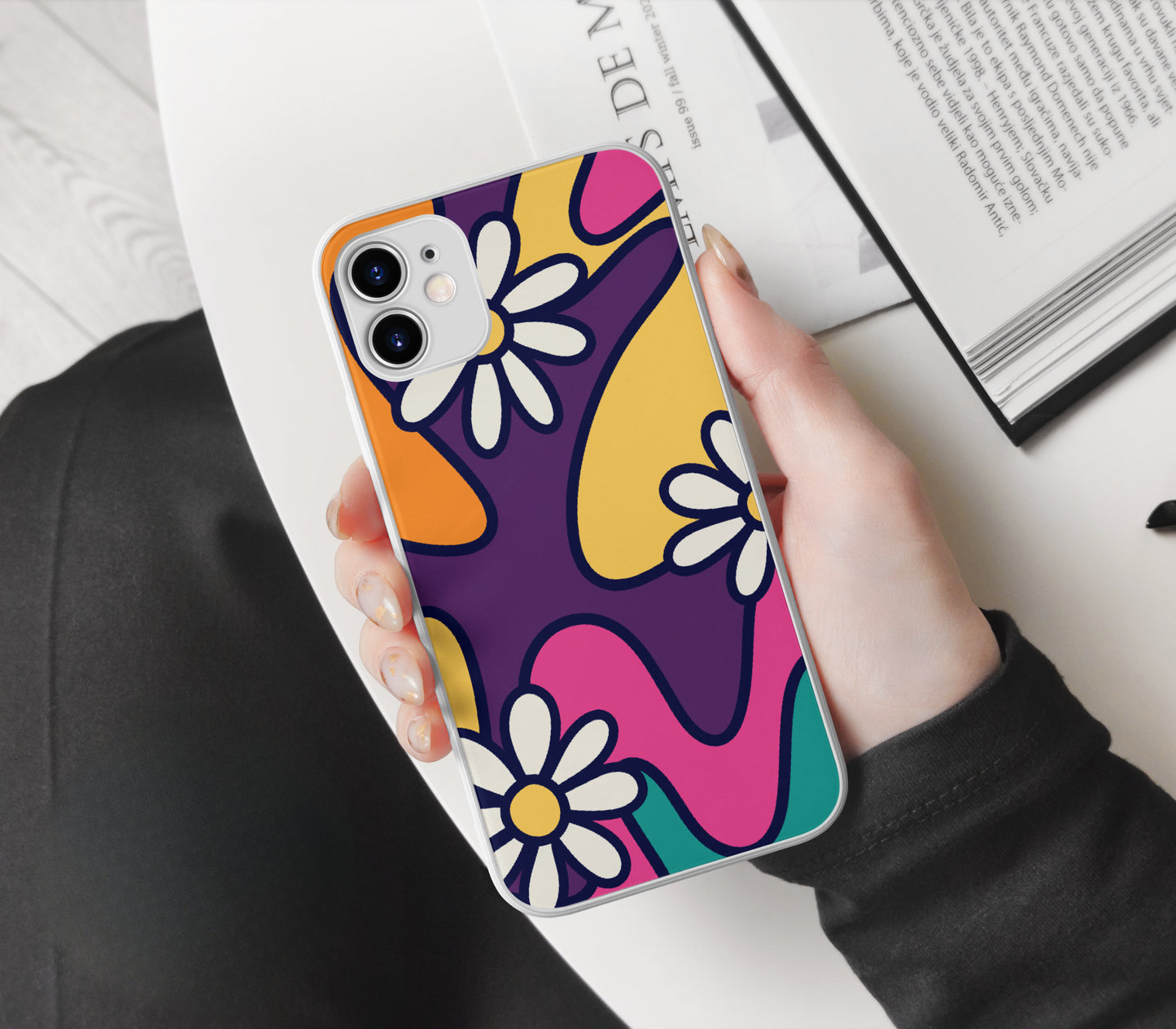 Trippy Psychedelic Flowers Phone Case