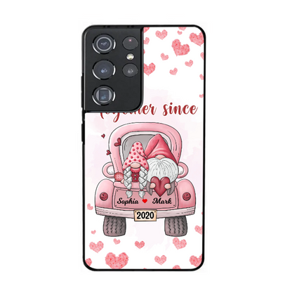 Together Since Truck and Gnome Couple Personalized Phone Case