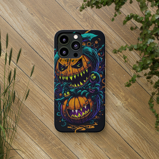 Compostable Pumpkin Printed Phone Case