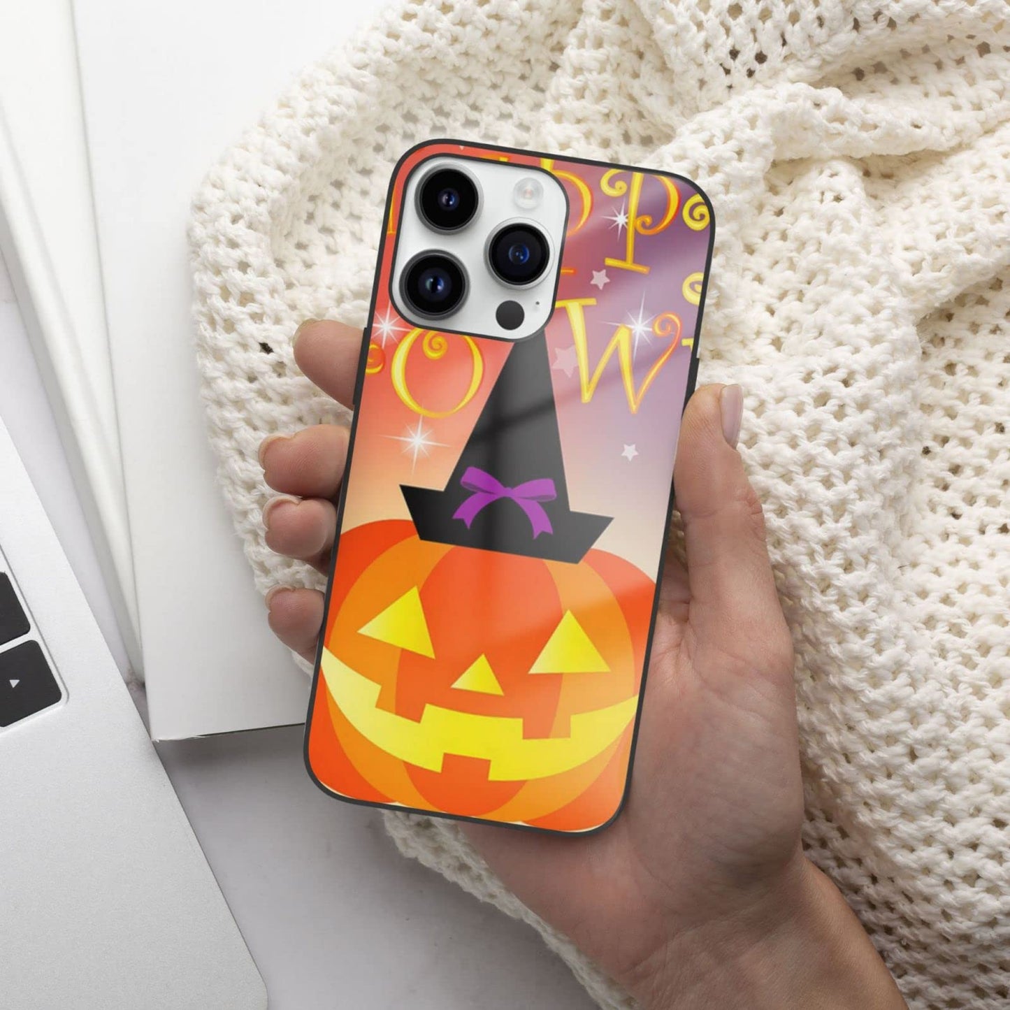 Happy Halloween Day Pumpkin Printed Phone Case