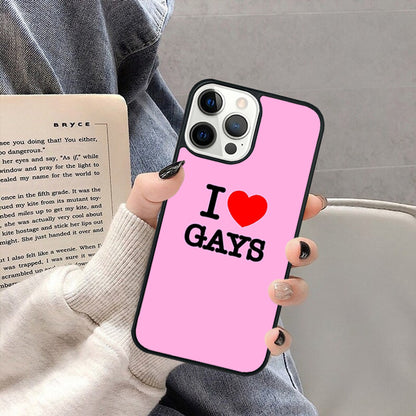 Lesbian LGBT Rainbow Flag Pride Phone Case