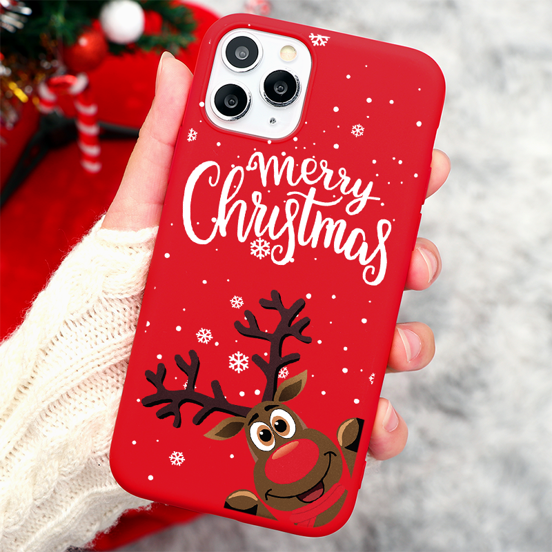 Christmas  Red Cartoon Deer Phone Case