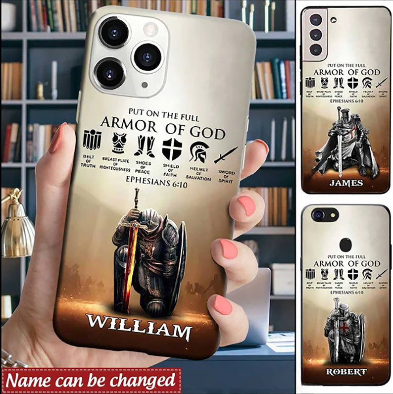 Warrior of God Personalized Phone Case