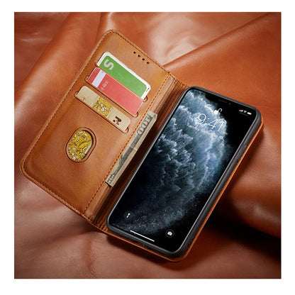 Premium Luxury Magnetic Leather Flip Phone Case