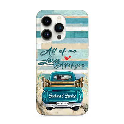 Couple Truck By the Sea Personalized Phone Case