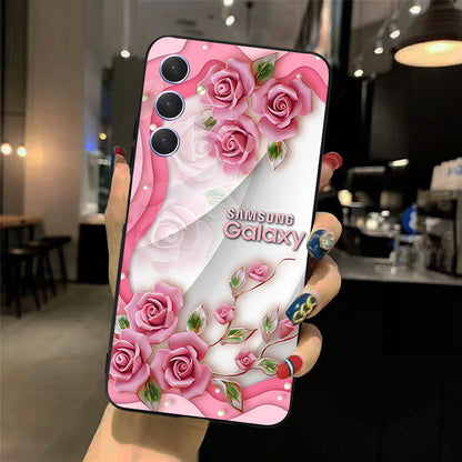 Pink Rose Samsung Phone Case
