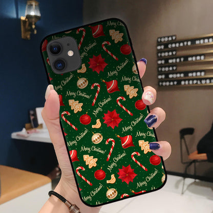 Christmas Elk Gingerbread Man Phone Case