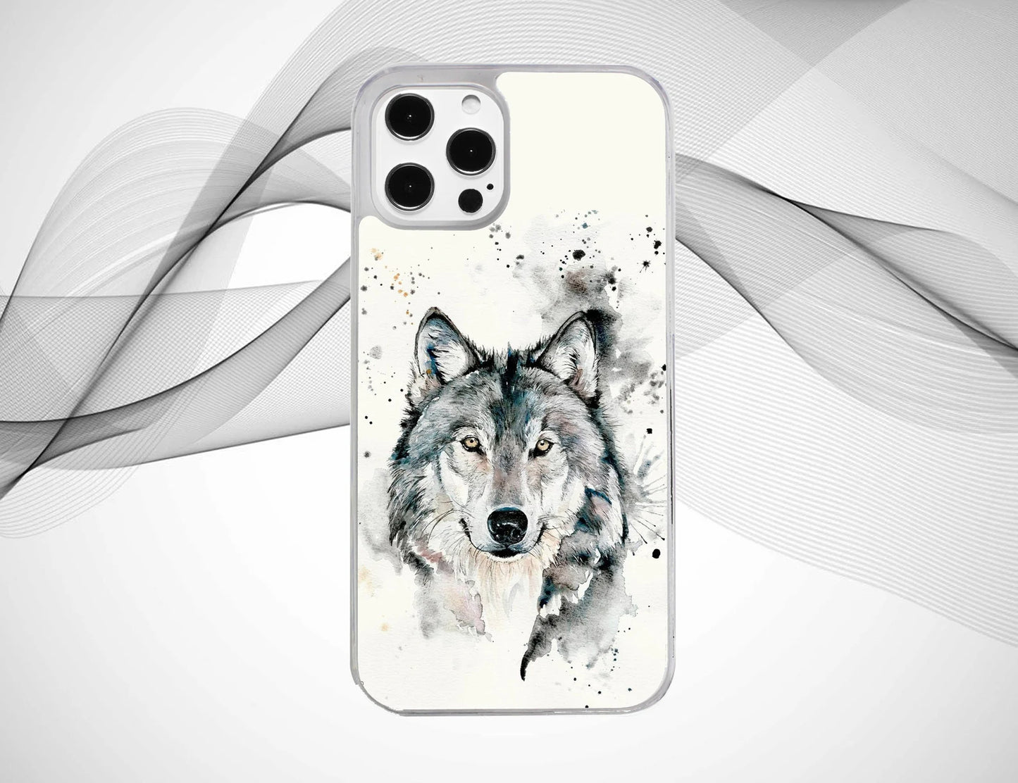 Watercolour Wolf Phone Case
