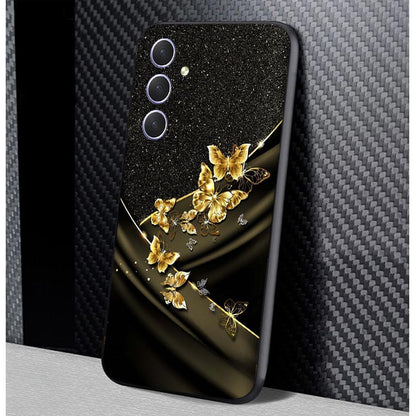Gold Butterfly Samsung Phone Case